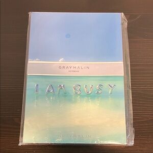Gray Malin Ocean 'I Am Busy' Notebook